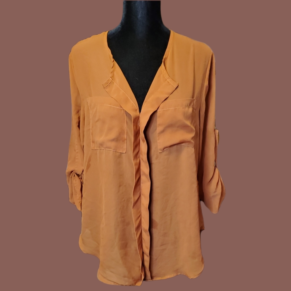 Silky texture blouse